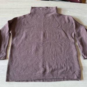 Free People ottoman sweater- mauve
